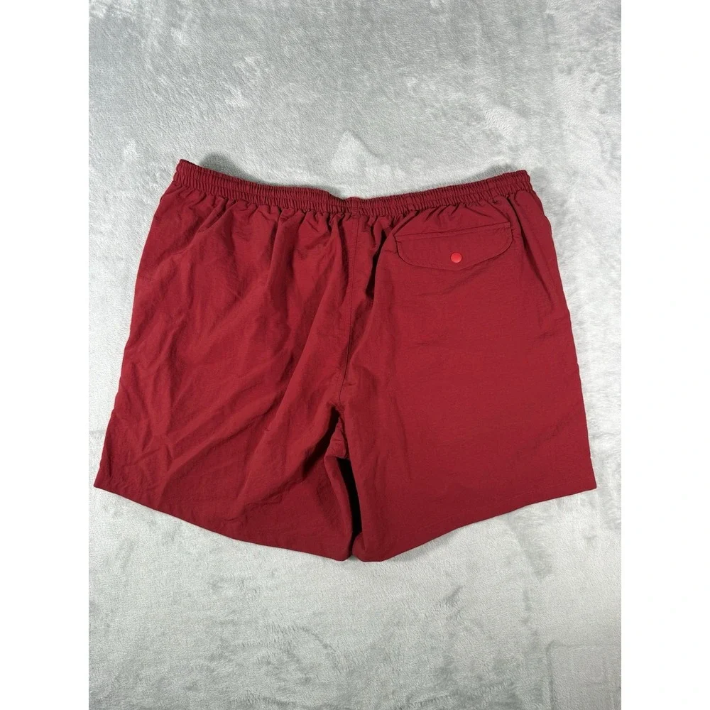 Orvis Shorts Mens XL Burgundy Nylon Swim‎ Trunks